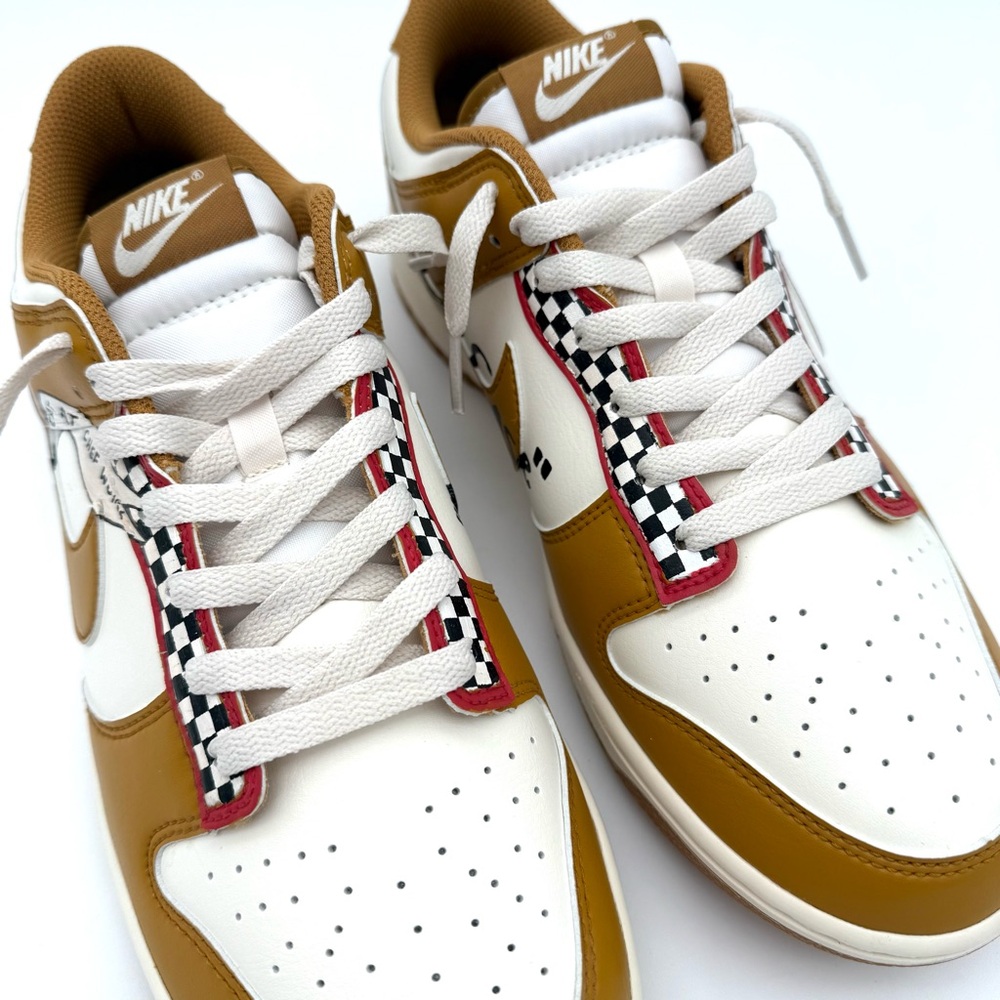 NIB NWT New Nike Dunk Low Retro Men's 10.5 Custom Green Day Dookie Shoes Kicks - Picture 9 of 11